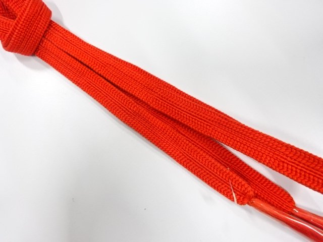 JAPANESE KIMONO / UNUSED HAND-TIED OBIJIME